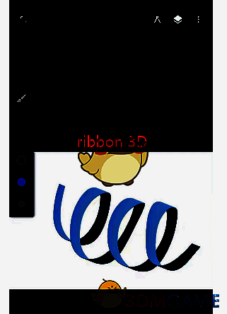 Painter画笔库中ribbon 3D笔刷缩略图