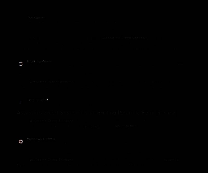 《刺客信条：影》媒体评价相关图片