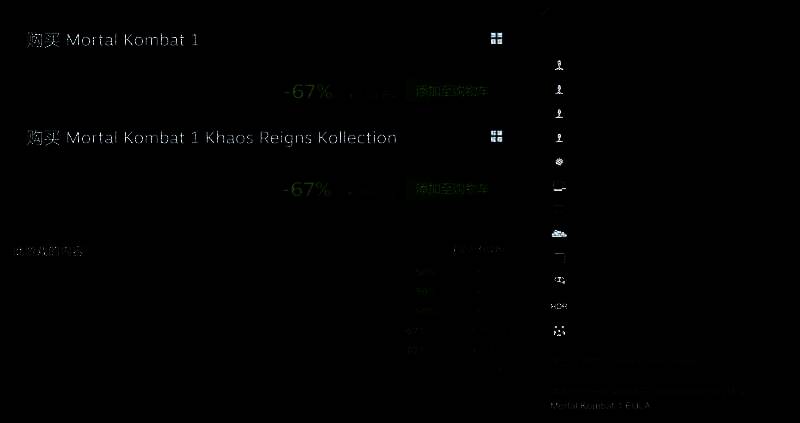 《真人快打1》Steam春季促销价格图