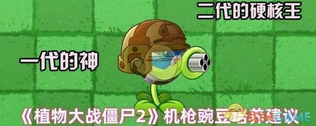 植物大战僵尸2机枪豌豆图片