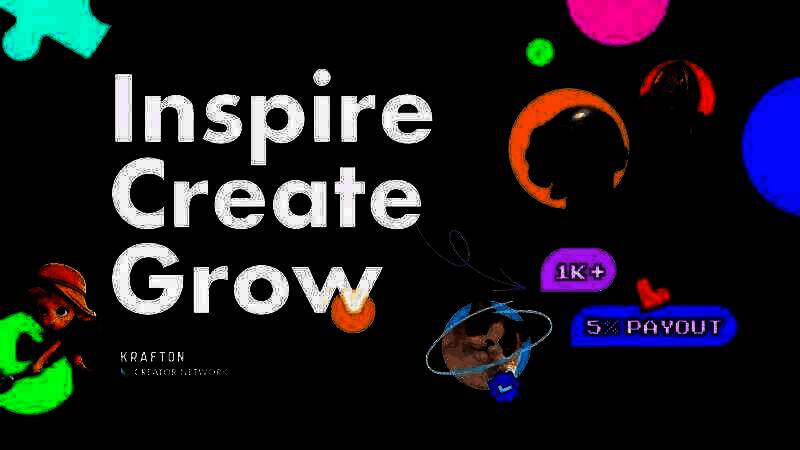 KRAFTON创作者网络相关宣传图片