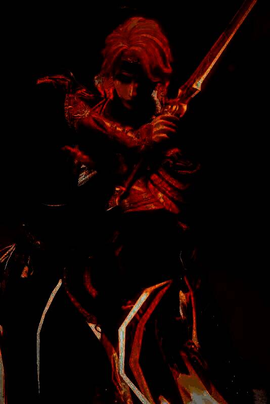 《逆水寒手游》黑衣剑士着新时装战万军图1