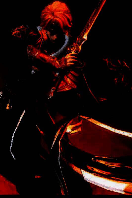 《逆水寒手游》黑衣剑士着新时装战万军图2