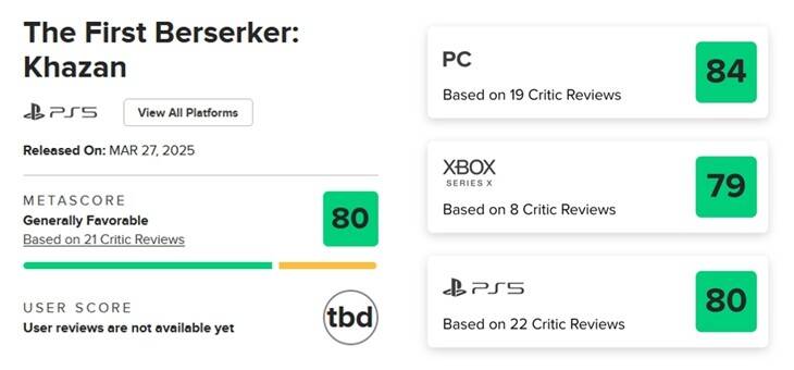 《第一狂战士：卡赞》媒体评分展示