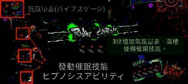 三张绿色韵脚卡增加气氛量表画面