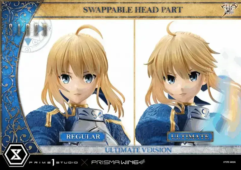 《命运守护夜》Saber 1/4比例模型细节图片