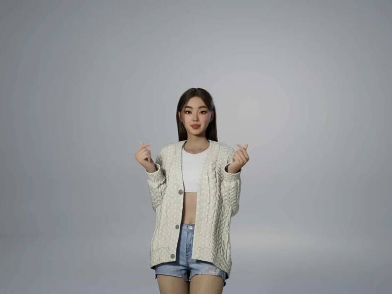 inZOI经典韩国美女捏脸示例图3