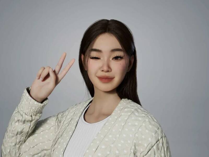 inZOI经典韩国美女捏脸示例图4