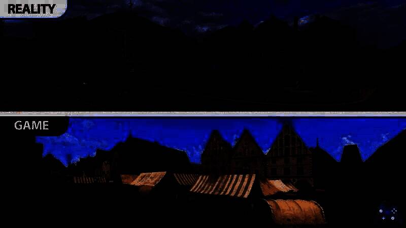 《天国：拯救 2》游戏与现实场景对比视频截图6