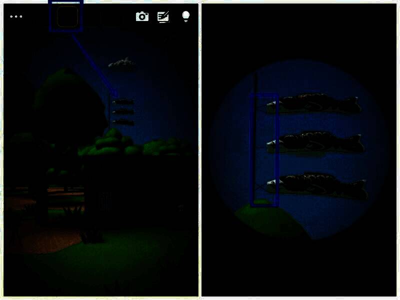 用望远镜查看旗子线索图片