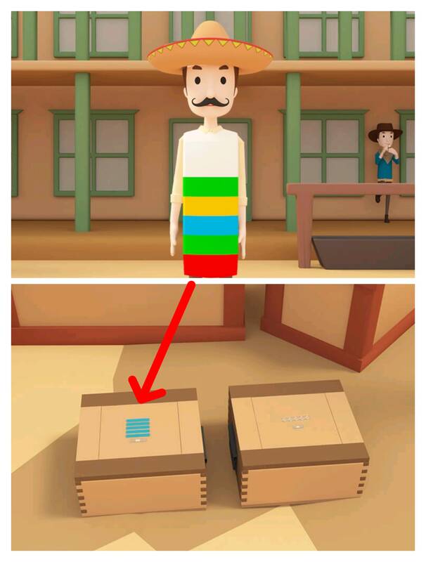 打开箱子得到手枪图