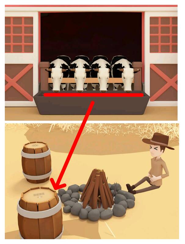 打开桶得到引爆器图