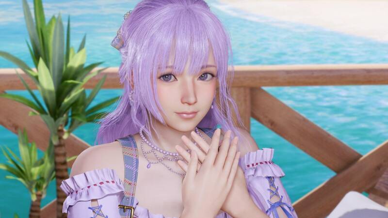 《死或生：女神璀璨假期》女孩柔肤表现截图