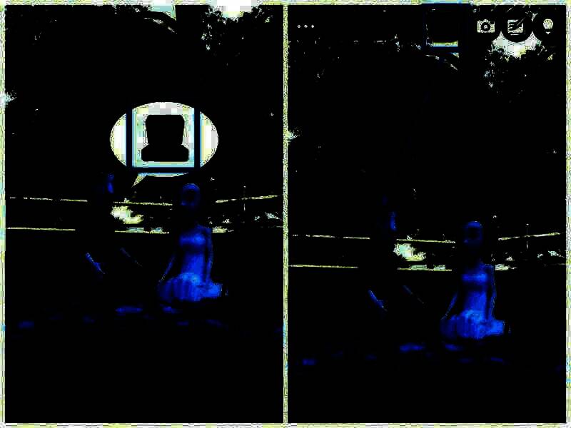 野餐的人索要钻戒画面