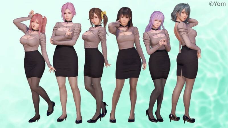 《死或生：女神璀璨假期》与画师Yom联动截图1