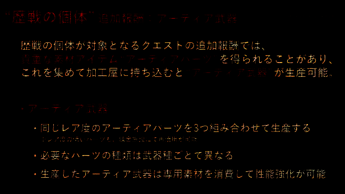 《怪物猎人：荒野》武器画面