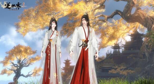 逆水寒手游时装展示图