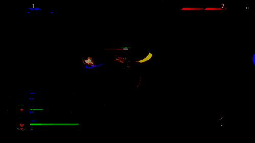 《战极死游》战斗操作标识画面