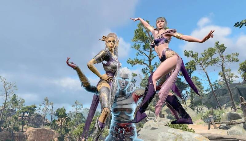 《博德之门3》拍照模式趣味画面