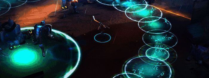 玩家使用神器跑酷动画