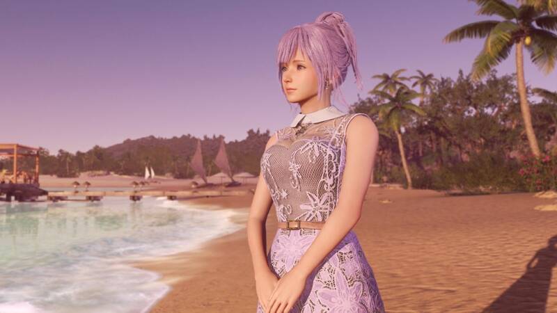 《死或生：女神璀璨假期》女孩造型截图