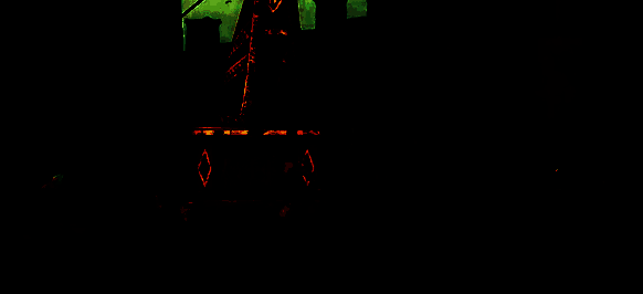 向左行进的场景图