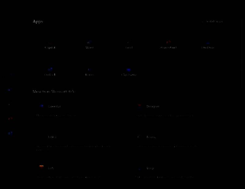 Microsoft 365 Copilot应用选项卡图片
