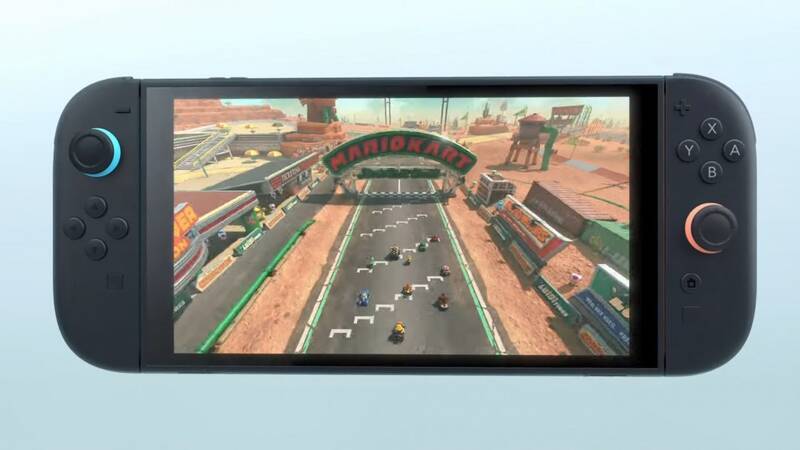 《马里奥赛车9》赛道起跑线画面