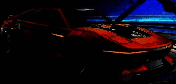 和平精英天马凌跃（星芒橙）汽车皮肤图