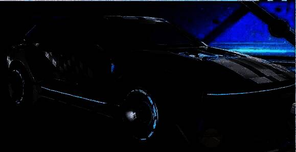 和平精英冰辰御座（神秘蓝）载具皮肤图