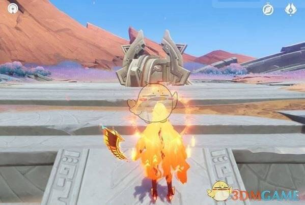 石阶上方广场的无归的秘源龙像画面