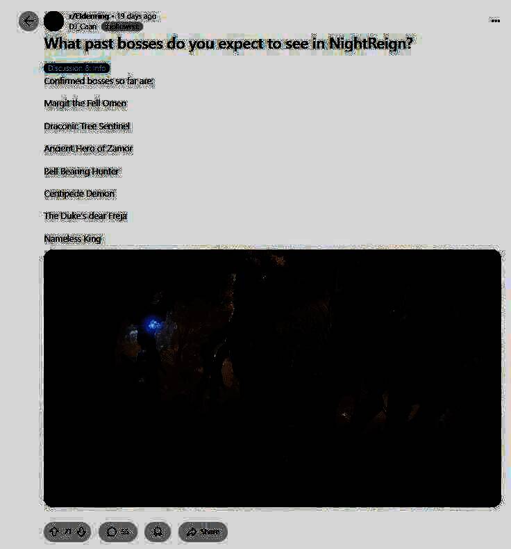 玩家列出的期望BOSS相关画面