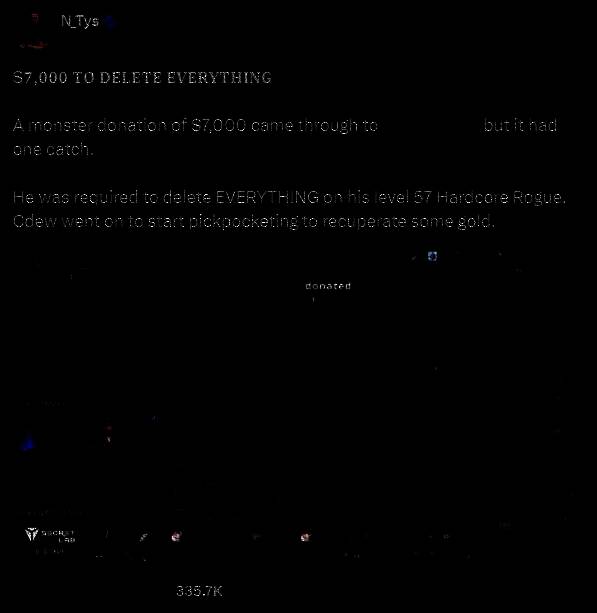 主播Cdew直播《魔兽世界》画面