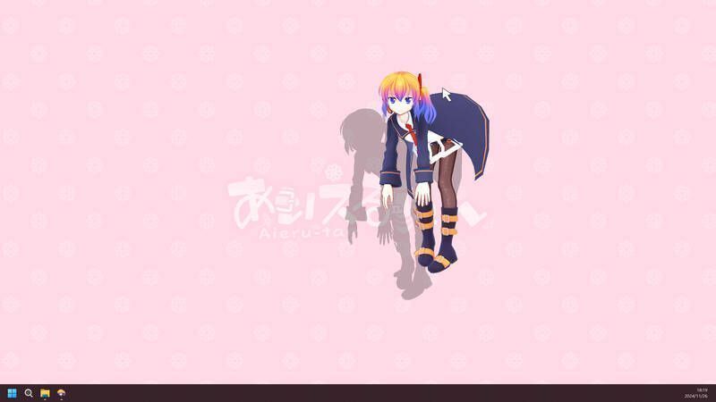 《桌面伴侣》3D角色展示图