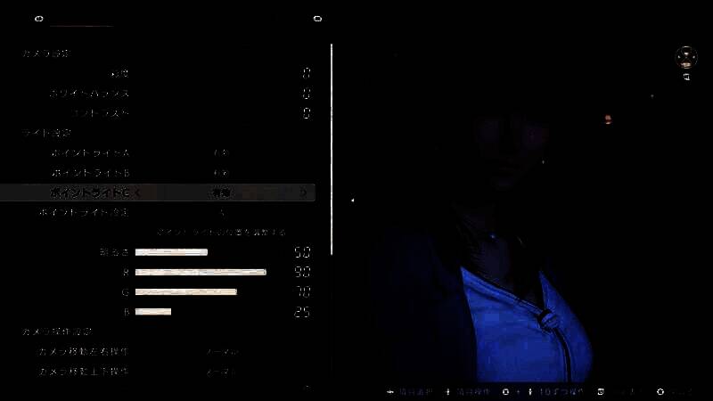 《死或生：女神璀璨假期》摄影不同采光效果示例