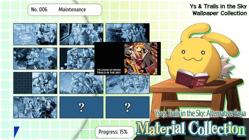 《伊苏 vs. 空之轨迹：抉择传奇》游戏截图 2