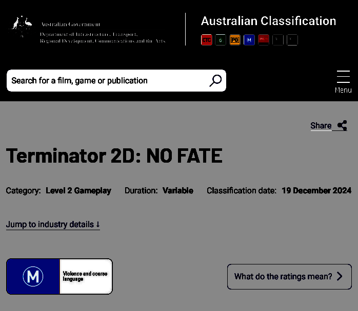 《终结者2D：NO FATE》相关图片1