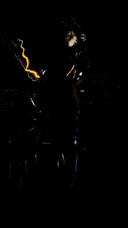 《星刃》女主伊芙在照相模式中的画面