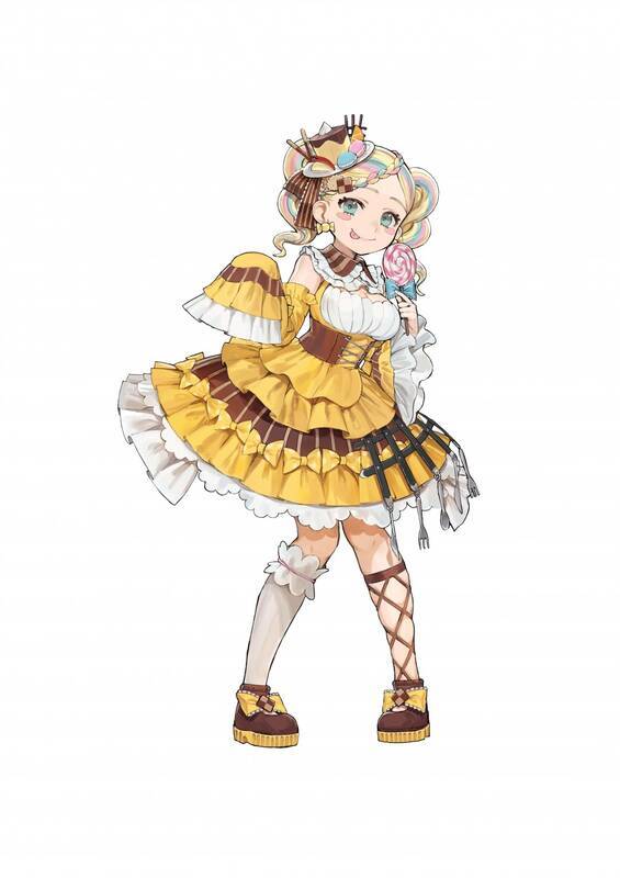 甘味野巫露角色形象