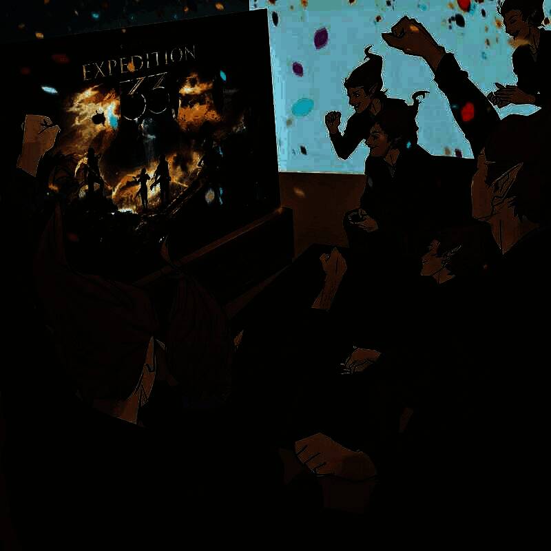 业界祝贺《光与影：33号远征队》首发成功的画面