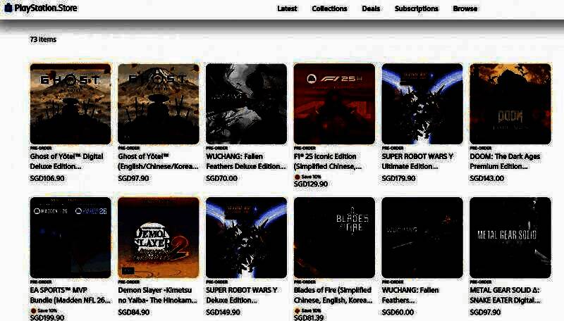 马来西亚PS商城预购榜图片