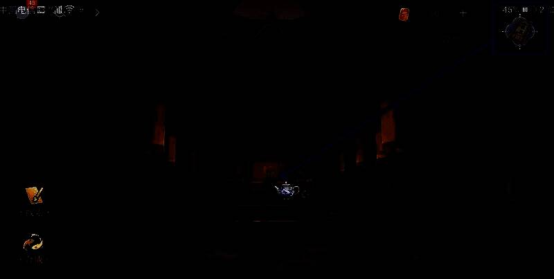 将银票扔到戏台上的画面