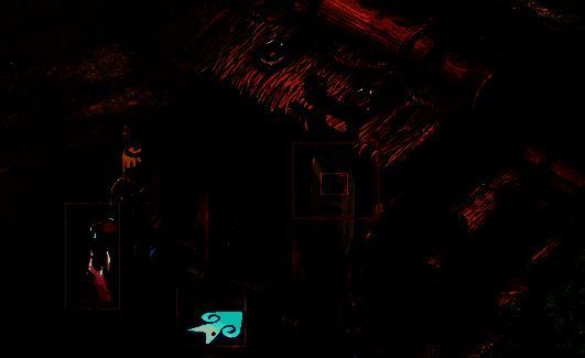 杂货铺处五色灵石位置图