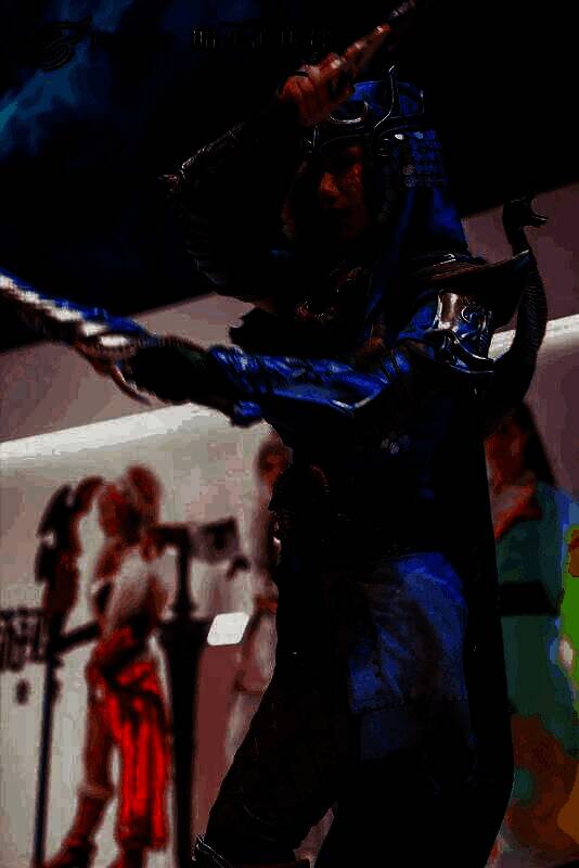 雾刃Coser舞台表演英姿