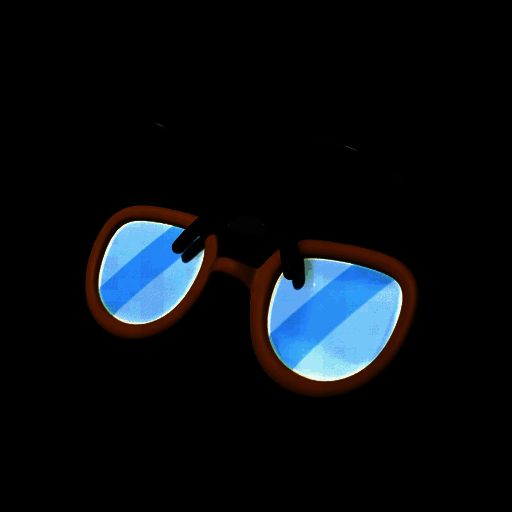 鸡导戴着夹片墨镜的样子