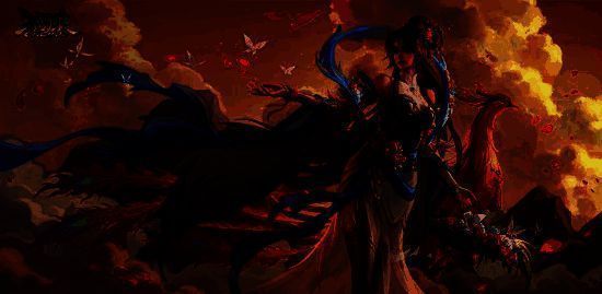 《三国杀OL》霞帔云裳*王荣皮肤宣传图