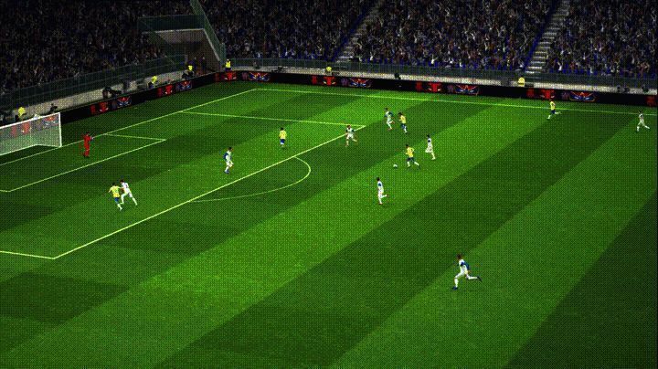 卡福急升射门动图