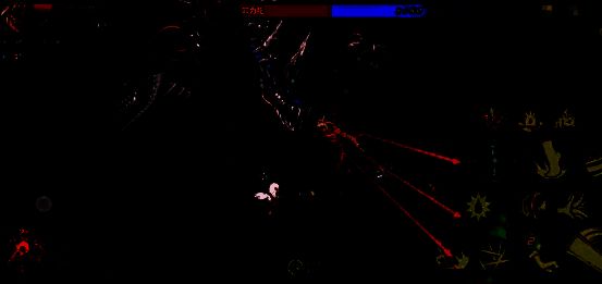 蛇头释放毒球及形成毒潭示意图