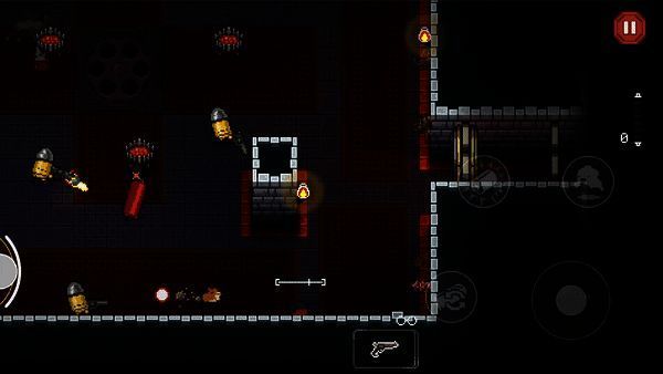 挺进地牢手游自动瞄准功能展示动图