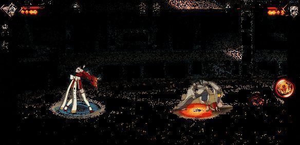 豚豚与静音「新春限定」战斗画面